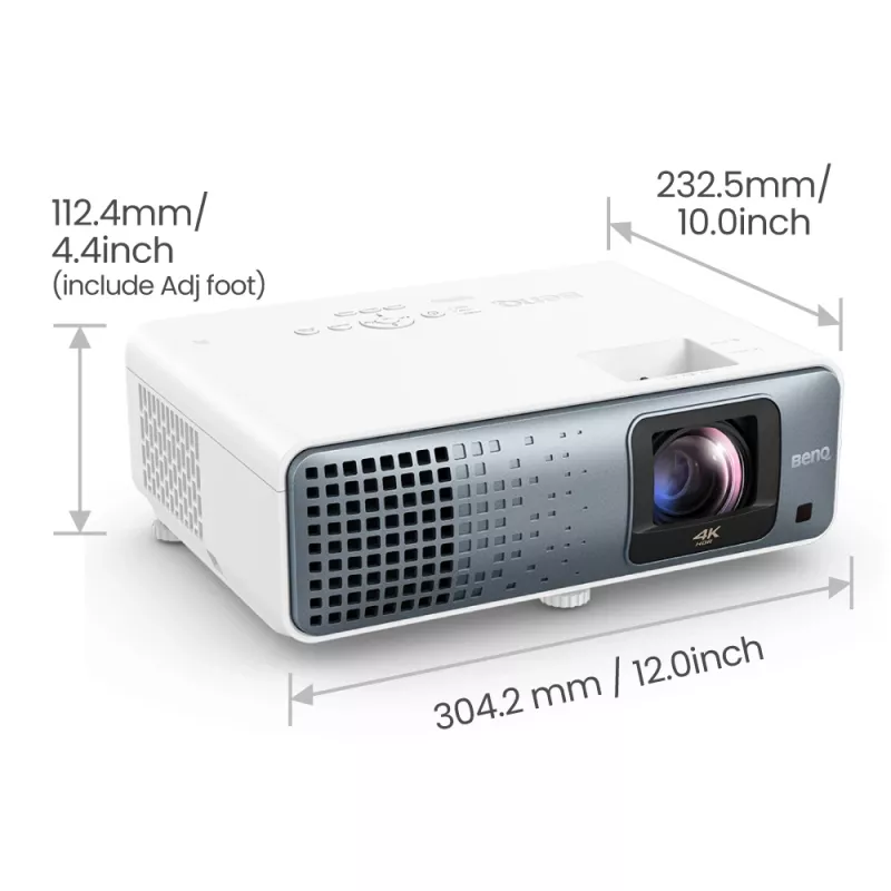 BenQ TK710STi trumpojo nuotolio projektorius 3200 ANSI liumenų DLP UHD 4K (3840x2160) 3D juoda, balta