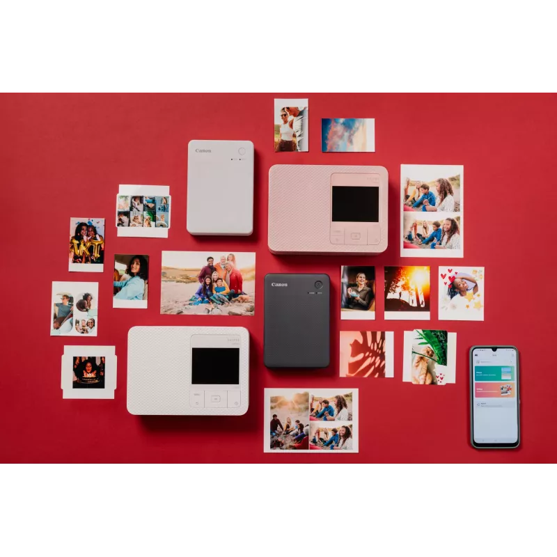 Canon SELPHY QX20 WH nuotraukų spausdintuvas Dažų sublimacija 287 x 287 DPI 2,8 col. x 3,3 col. (7,2x8,5 cm) Wi-Fi