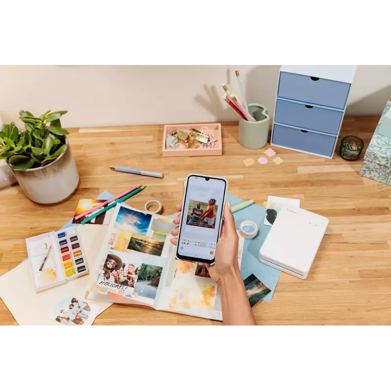 Canon SELPHY QX20 WH nuotraukų spausdintuvas Dažų sublimacija 287 x 287 DPI 2,8 col. x 3,3 col. (7,2x8,5 cm) Wi-Fi