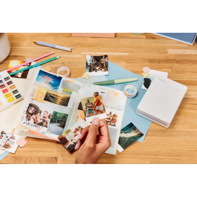 Canon SELPHY QX20 WH nuotraukų spausdintuvas Dažų sublimacija 287 x 287 DPI 2,8 col. x 3,3 col. (7,2x8,5 cm) Wi-Fi