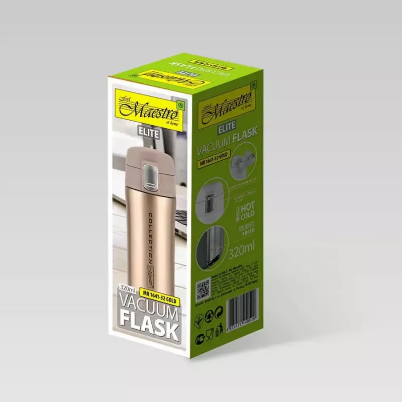 Termo kolba Feel-Maestro MR-1641 0,32 l auksinė nerūdijantis plienas