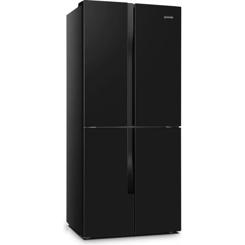 Gorenje G600 NRM818EMB šaldytuvas-šaldiklis, laisvai pastatomas 427 L juodas