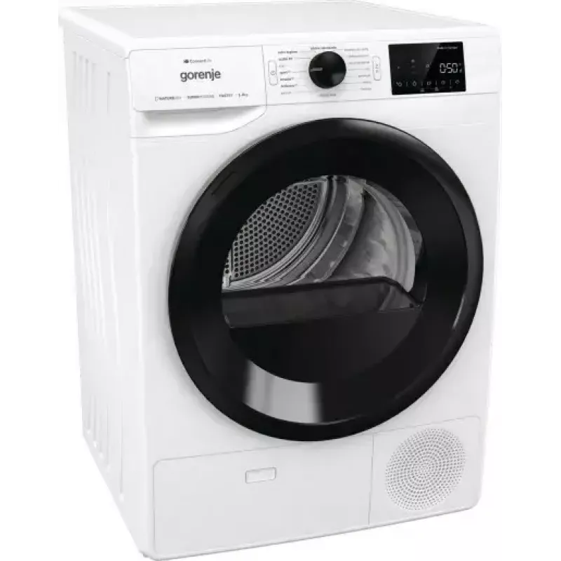 Džiovyklė Gorenje DPNE83GNLWIFI/PL, 8 kg, šilumos siurblys, WiFi, A+++ energijos klasė, balta