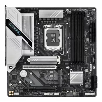 GIGABYTE Z890M GAMING X pagrindinė plokštė - palaiko Intel Core Ultra (2 serijos) procesorius, 8+1+2 fazių VRM, iki 8800 MHz DDR5 (OC), 1xPCIe 5.0 + 2xPCIe 4.0, 2,5 GbE LAN, USB 3.2 Gen 1