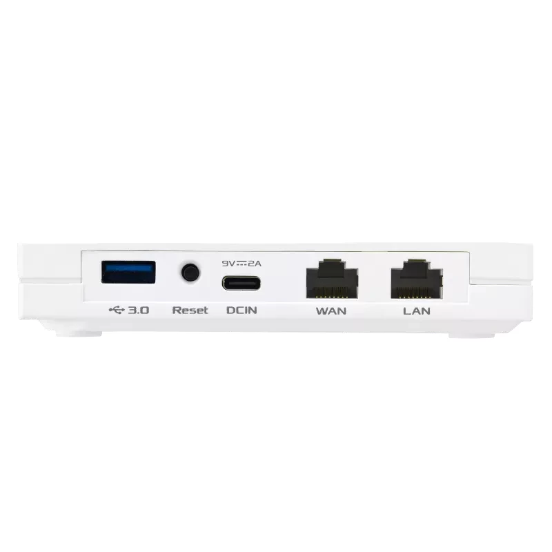 ASUS RT-AX57 Go belaidis maršrutizatorius Gigabit Ethernet Dviejų dažnių (2,4 GHz / 5 GHz) Baltas