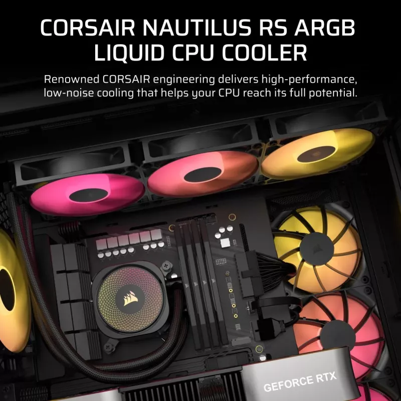 CORSAIR procesoriaus aušintuvas - Nautilus 360 Rs ArGB skysčio aušintuvas