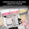 CORSAIR Nautilus 240 Rs ArGB Skysčio Procesoriaus „viskas viename“ Skysčio Aušintuvas Baltas
