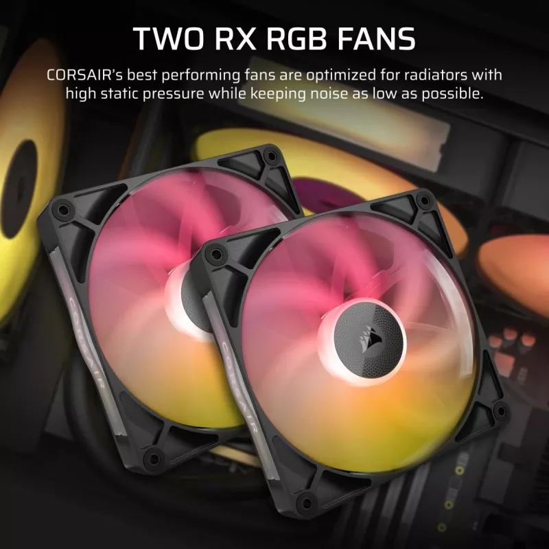 CORSAIR CPU aušintuvas - Icue Link Titan 280 Rx RGB Aio skysčio aušintuvas