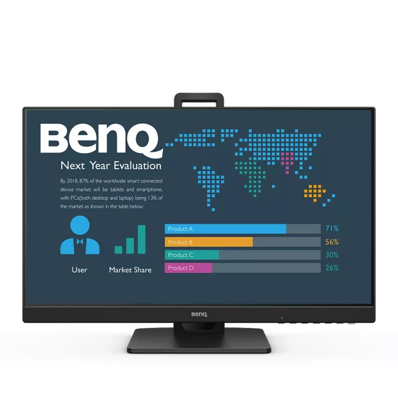 BenQ BL2486TC kompiuterio monitorius 60,5 cm (23,8 colio) 1920 x 1080 pikselių Full HD juodas