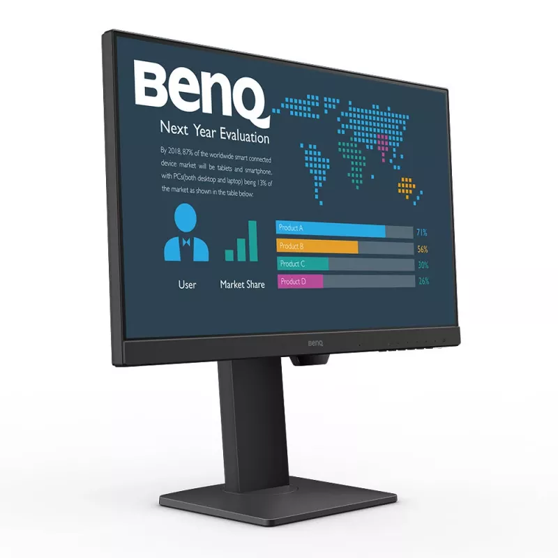 BenQ BL2486TC kompiuterio monitorius 60,5 cm (23,8 colio) 1920 x 1080 pikselių Full HD juodas
