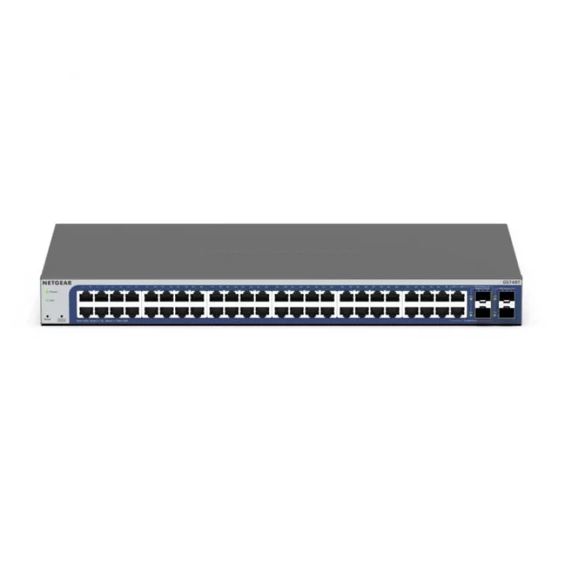 NETGEAR GS748Tv6 valdomas L2/L3/L4 Gigabit Ethernet (10/100/1000) juodas, pilkas