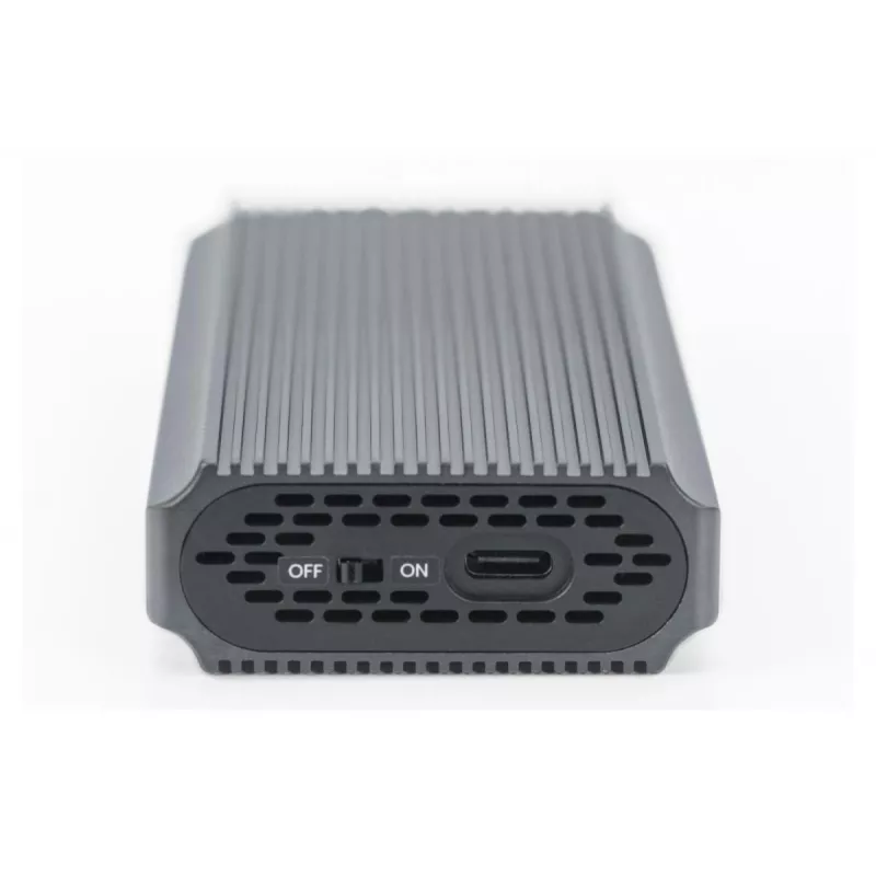 Digitus USB M.2 kietojo disko korpusas SSD išorinis NVMe 40Gbps USB 4.0 aliuminis be įrankių DA-71158