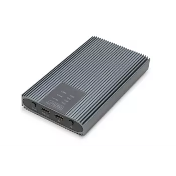 DIGITUS NVMe klonavimo stotelė - NVMe 20 Gbits USB 3.2 Gen2 aliuminio, be įrankių