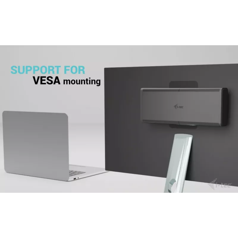 i-tec Universal 6x 4K/60Hz ekrano prijungimo stotelė + Power Delivery 140W