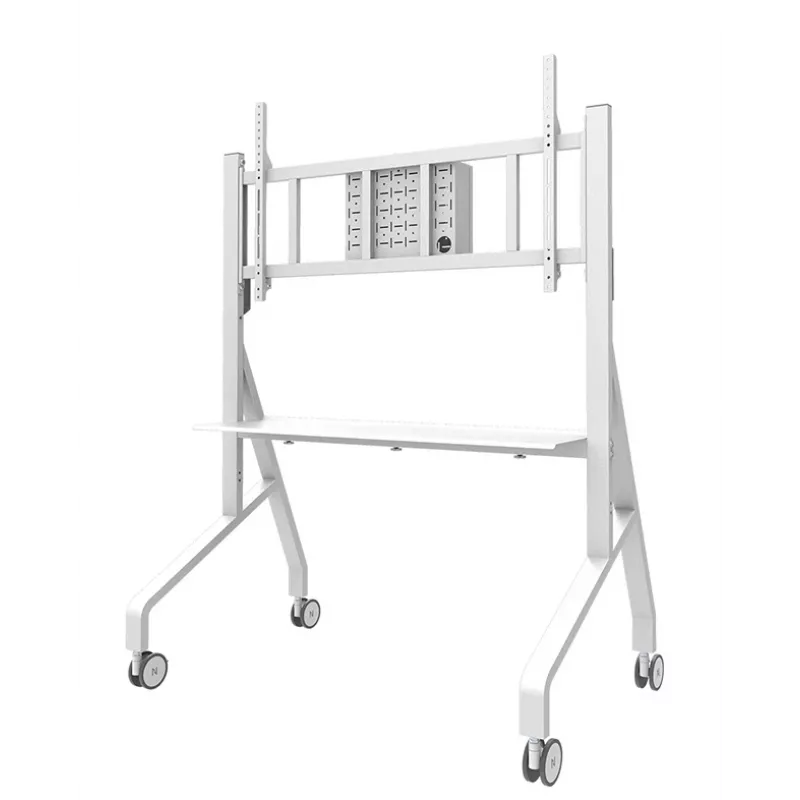 Neomounts FL50-575WH1 TV vežimėlis 65–115 colių – greitas montavimas – TÜV