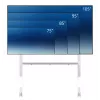 Neomounts FL50-575WH1 TV vežimėlis 65–115 colių – greitas montavimas – TÜV