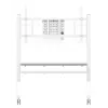 Neomounts FL50-575WH1 TV vežimėlis 65–115 colių – greitas montavimas – TÜV