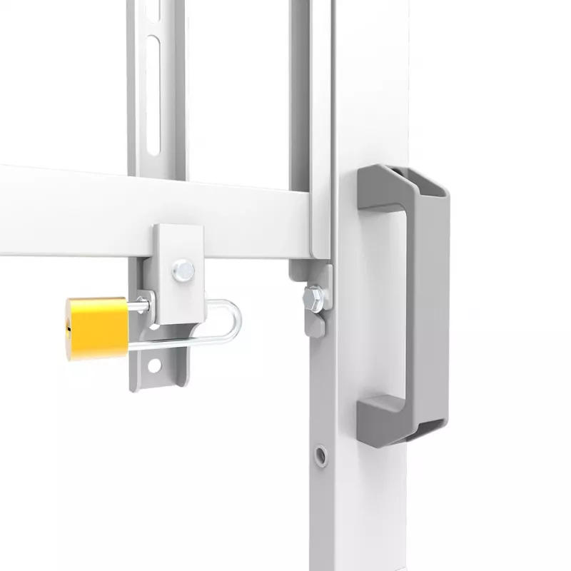 Neomounts FL50-575WH1 TV vežimėlis 65–115 colių – greitas montavimas – TÜV