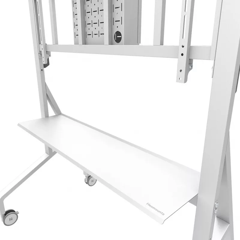 Neomounts FL50-575WH1 TV vežimėlis 65–115 colių – greitas montavimas – TÜV