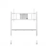 Neomounts FL50-575WH1 TV vežimėlis 65–115 colių – greitas montavimas – TÜV