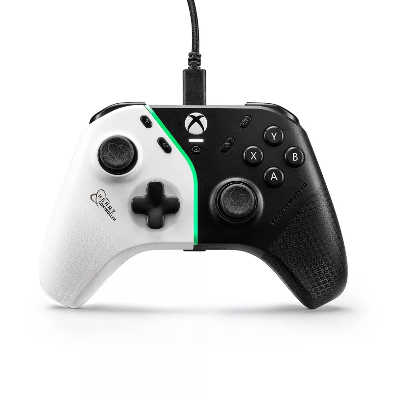 Thrustmaster H.E.A.R.T. Juoda, White USB Gamepad PC, Xbox One, Xbox One S, Xbox One X