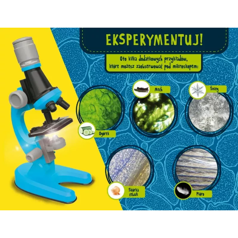 Edukacinis mikroskopas Liscianigiochi Im A Genius 304-PL97388 — vaikų optinis rinkinys su didinimu mokymuisi