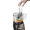 Virtuvės kombainas Juoda & Decker BXFPA1200E — 1200 W, 1,5 l dubuo, 2 greičiai, impulsinis režimas, nerūdijančio plieno korpusas