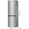 Gorenje NRK61CS2XL4 laisvai pastatomas 300 L pilkas