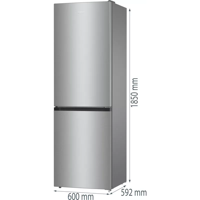 Gorenje NRK61CS2XL4 laisvai pastatomas 300 L pilkas