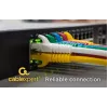 Jungiamasis laidas, GEMBIRD, PP6U-CU-7.5M, RJ45, 6 kat., 7,5 m, pilkas