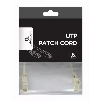 Sujungimo laidas GEMBIRD PP6U-CU-1.5M RJ45 Cat.6 1,5 m pilkas