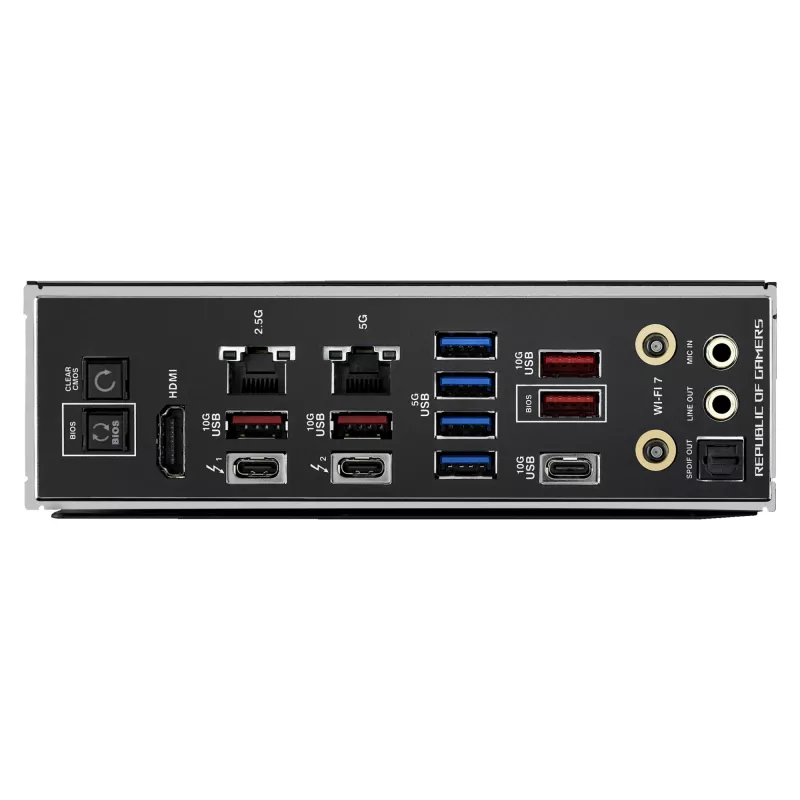 Pagrindinė plokštė ASUS ROG MAXIMUS Z890 HERO — Intel Z890, LGA 1851, ATX, DDR5, 4 DIMM, 6x M.2, Wi‑Fi 7, 2.5Gb LAN