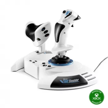 „Thrustmaster T.Flight Hotas One Microsoft Flight Simulator Edition“ vairasvirtė USB, juoda balta