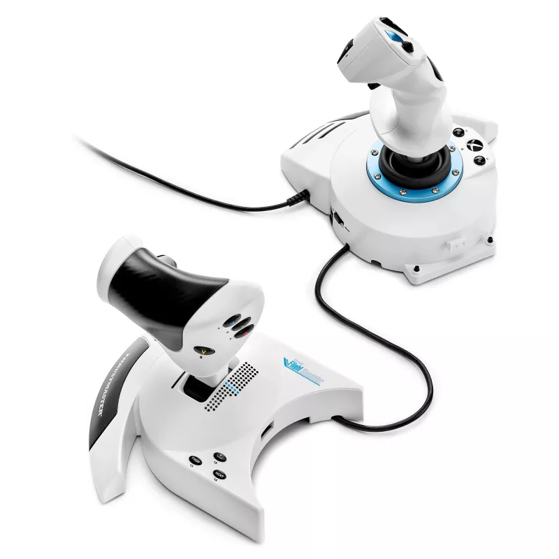 „Thrustmaster T.Flight Hotas One Microsoft Flight Simulator Edition“ vairasvirtė USB, juoda balta