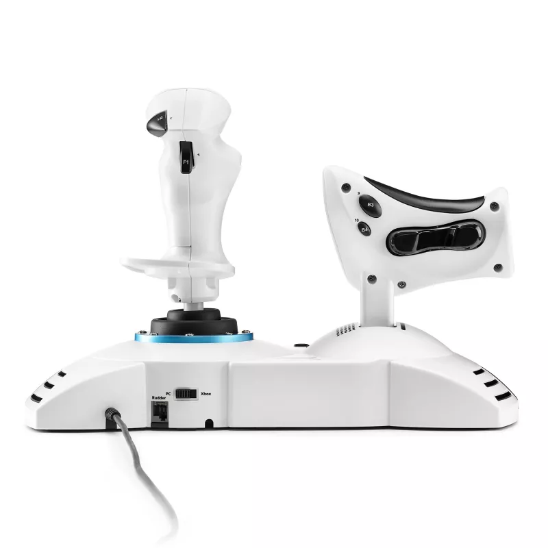 „Thrustmaster T.Flight Hotas One Microsoft Flight Simulator Edition“ vairasvirtė USB, juoda balta