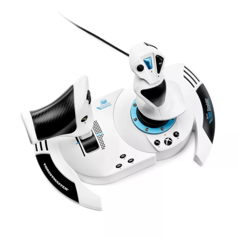 „Thrustmaster T.Flight Hotas One Microsoft Flight Simulator Edition“ vairasvirtė USB, juoda balta