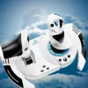„Thrustmaster T.Flight Hotas One Microsoft Flight Simulator Edition“ vairasvirtė USB, juoda balta