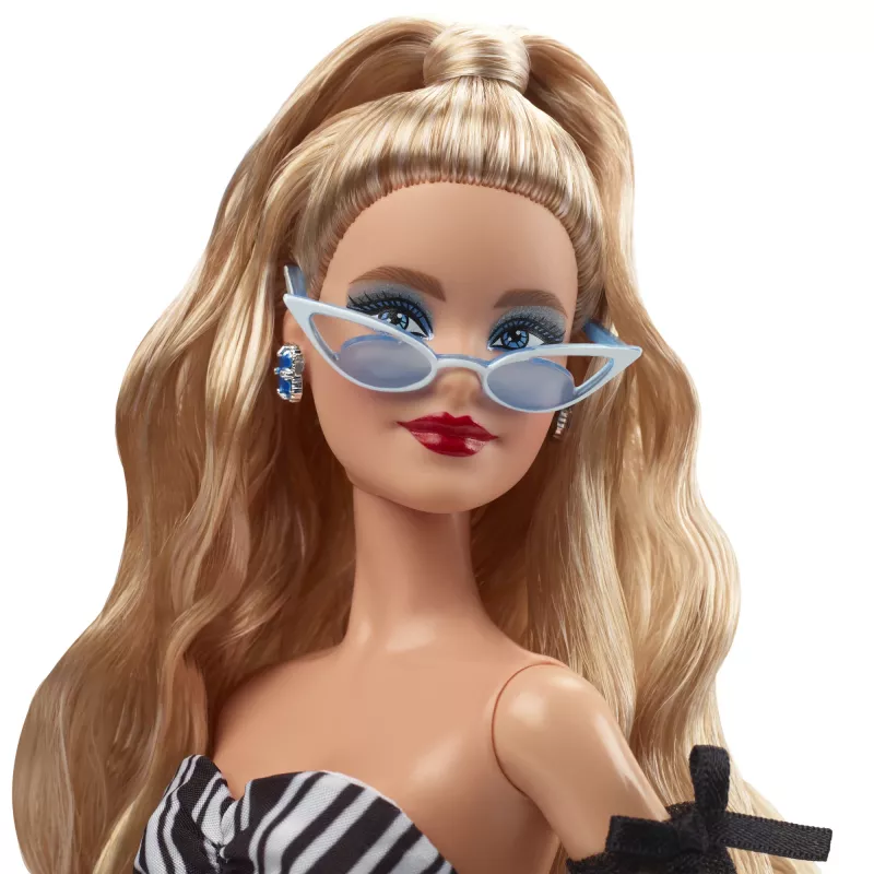 Barbie Signature 65TH mėlynojo safyro jubiliejinė lėlė, mados lėlė, moteriška, 6 m., 330.2 mm, 370 g, įvairiaspalvė