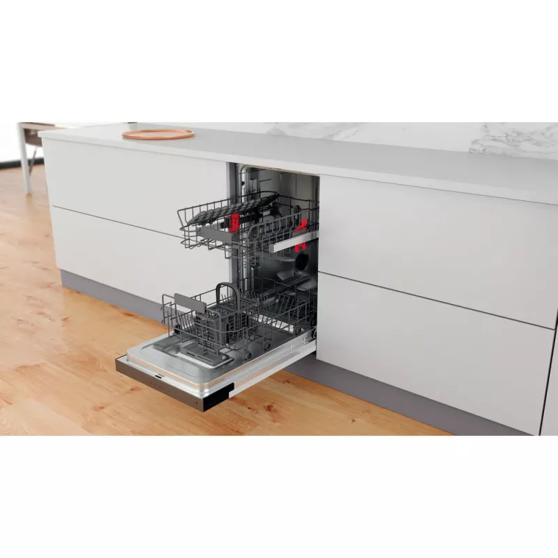 Whirlpool WSBC 3M27 X Indaplovė, montuojama po stalviršiu, 10 komplektų