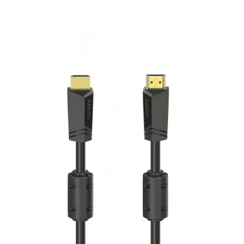 Hama spartusis HDMI laidas, kištukas - kištukas, 4K, Ethernet, auksuoti kontaktai, 10,0 m