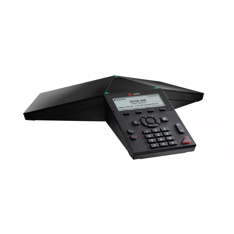 HP Poly Trio 8300 IP konferencinis telefonas su PoE, juodas, WPA2-Enterprise, EAP-TLS, HTTPS, ENERGY STAR, 0 - 40 °C, -20 - 70 °C, 5 - 95%
