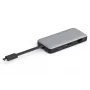 DIGITUS USB-C kelioninė dokinė stotelė, 7 prievadų - HDMI / 2x USB-A 3.2 Gen 1 / GbE / SD / MicroSD - 100 W USB-C maitinimo tiekimas