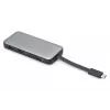 DIGITUS USB-C kelioninė dokinė stotelė, 7 prievadų - HDMI / 2x USB-A 3.2 Gen 1 / GbE / SD / MicroSD - 100 W USB-C maitinimo tiekimas