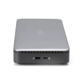 DIGITUS USB-C prijungimo stotelė, 11 prievadų - 2x HDMI / DP / 2x USB-A 3.2 Gen 2 / USB-C 3.2 Gen 2 / GbE / SD / MicroSD / DC lizdas - maks. 150 vatų / 3,5 mm