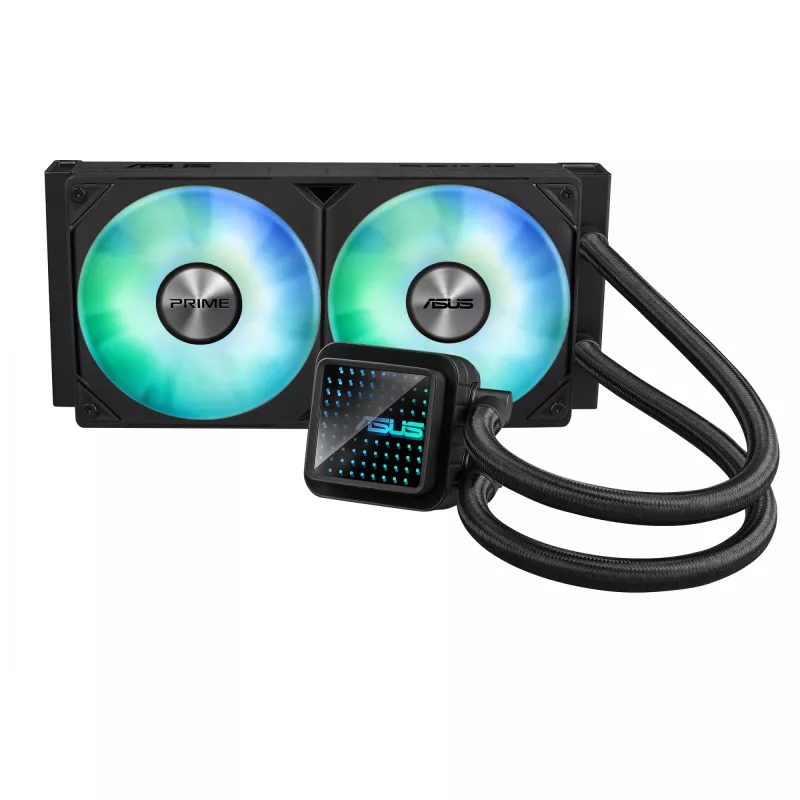 ASUS Prime LC 240 ARGB Kompiuterio korpusas Universalus skysčio aušinimo rinkinys 12 cm Juodas