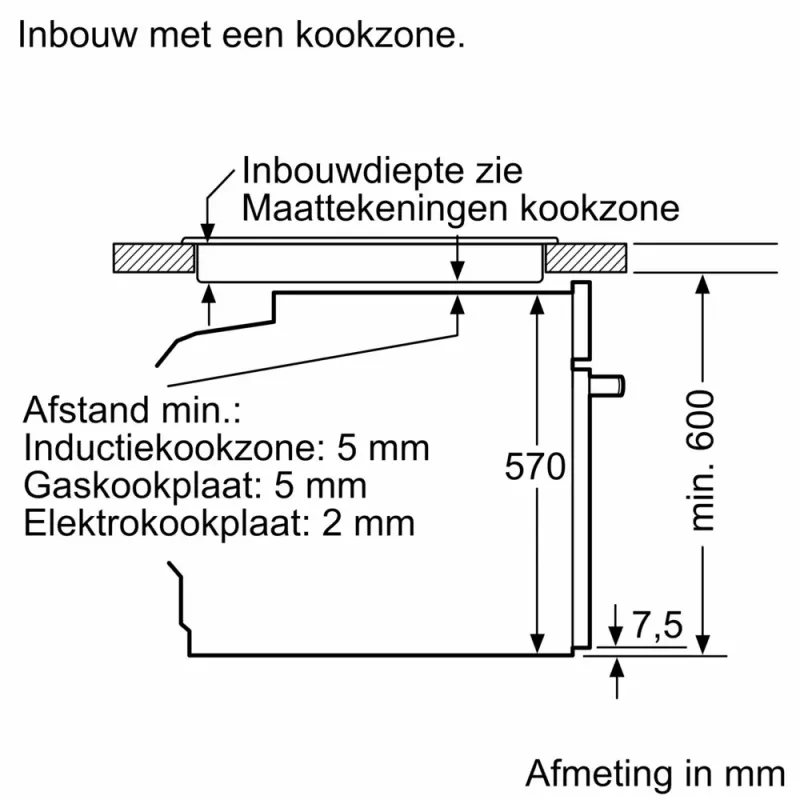Bosch Serie 4 HQG572EB3 orkaitė 71 L juoda