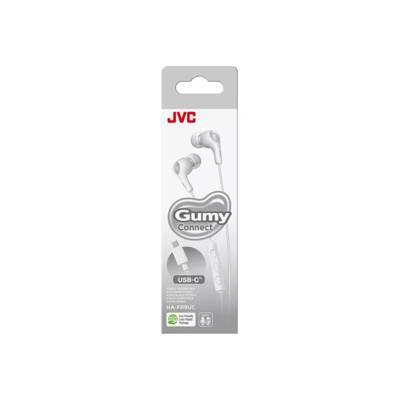 JVC HA-FR9UC Ausinės Laidinės Į ausis Skambučiai/Muzika USB Type-C Balta