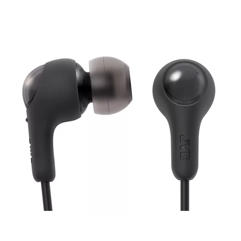 Laidinė intraurinė ausinių sistema JVC HA-FR9UC su USB-C, 9,2 mm garsiakalbiais, 5–22000 Hz, inline mikrofonu ir valdymu, 1,2 m kabeliu, juoda