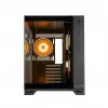 Chieftec Visio GM-30B-TG-OP Juoda Tempered Glass x 2 Cube Juoda