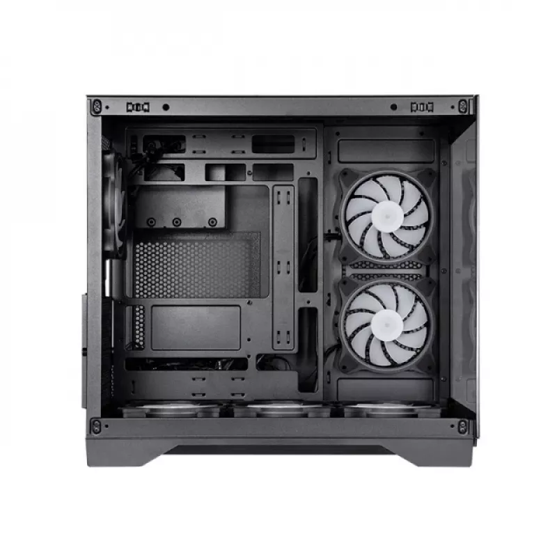Chieftec Visio GM-30B-TG-OP Juoda Tempered Glass x 2 Cube Juoda